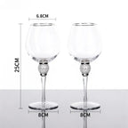 2-Piece Crystal Wine Glass Set