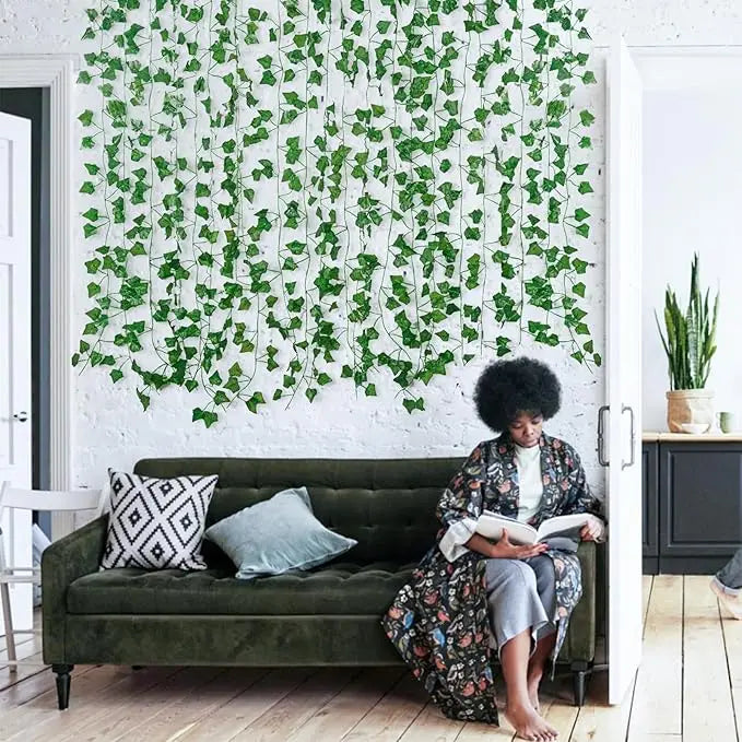 12-Piece Artificial Ivy Garland Set – 9.6m Total