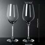 2-Piece Crystal Wine Glass Set