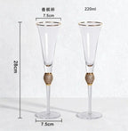 2-Piece Crystal Wine Glass Set